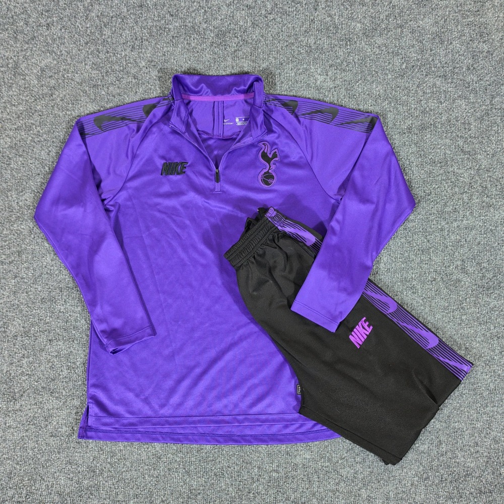 Nike Tottenham Hotspur Spurs Tracksuit Set Purple Black AeroSwift Boys Medium